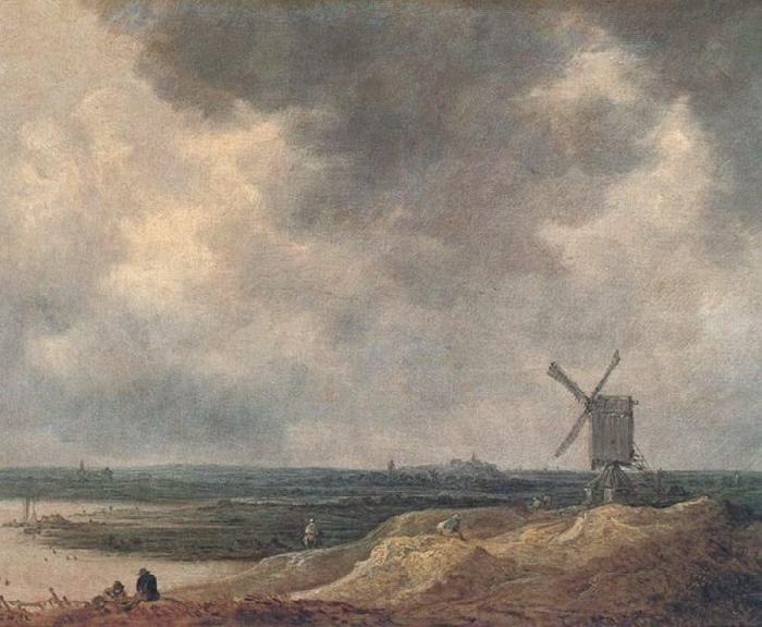Jan van  Goyen Windmill Spain oil painting art